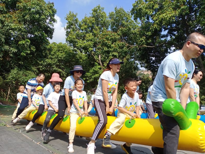 常平松山湖中心幼儿园大班亲子户外研学游欢乐的一天游
