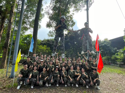 姿研换美伊人美业集团管理层2天1夜拓展训练营完美交付